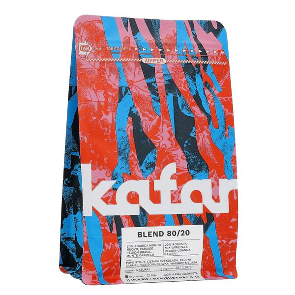 Kawa ziarnista Kafar Klasyczny Blend 80/20 250g