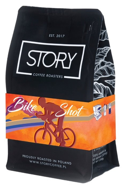  Kawa ziarnista Story Coffee Roasters Bike Shot 250g - NIEDOSTĘPNY