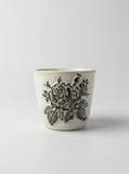 Ceramiczny kubek POTPOTSTUDIO - Czarna Róża 200ml