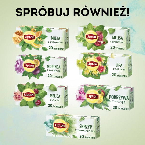 Herbatka ziołowa Lipton Rumianek z trawą cytrynową 20x1g
