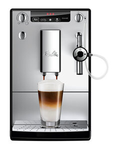 Ekspres do kawy Melitta E957-203 Solo Perfect Milk - Srebrno-czarny + 1kg kawy GRATIS - opinie w konesso.pl