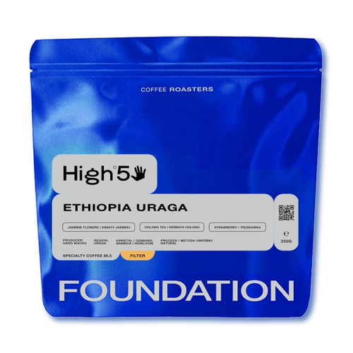 Kawa ziarnista Foundation Coffee Roasters High5 Ethiopia Uraga Filtr 250g