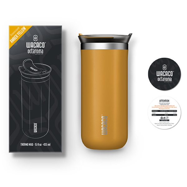Kubek termiczny Wacaco Octaroma Grande Amber Yellow 435 ml