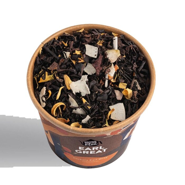 Herbata czarna Brown House&Tea EARL GREAT - czarna herbata z dodatkami 50g 