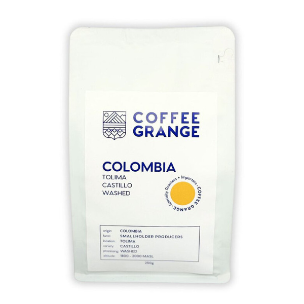Kawa ziarnista Coffee Grange Colombia Tolima Castillo Washed 250g - NIEDOSTĘPNY