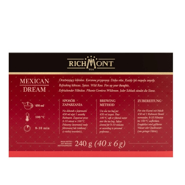 Owocowa herbata Richmont Mexican Dream - 40x6g