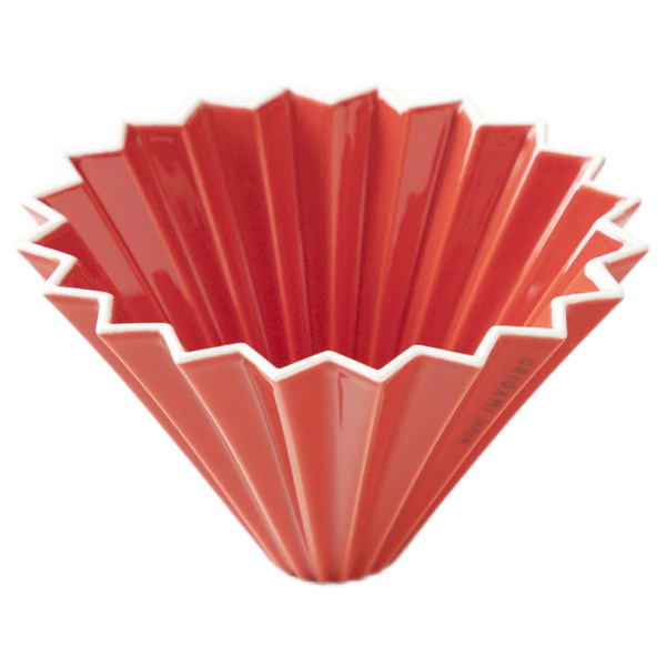 Ceramiczny Origami Dripper M - Czerwony