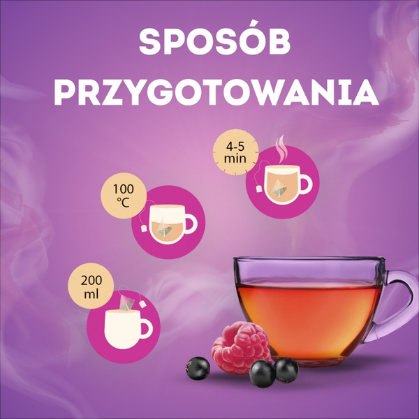 Herbatka owocowa Lipton Malina i Bez 20x1,6g