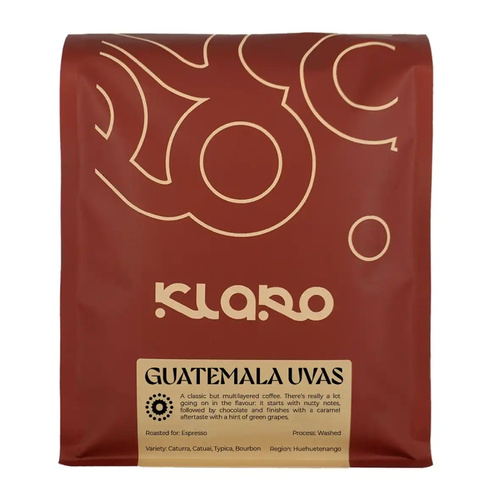 Kawa ziarnista Klaro Gwatemala Uvas Espresso 1kg – NIEDOSTĘPNY
