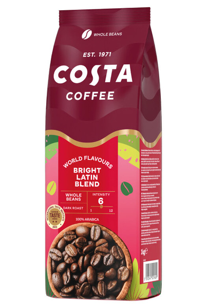 Kawa ziarnista Costa Coffee Bright Latin Blend 1kg - NIEDOSTĘPNY