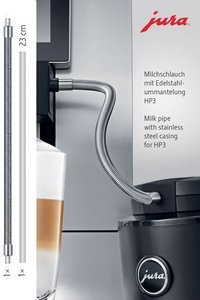 Przewód mleka z osłoną ze stali nierdzewnej JURA HP3