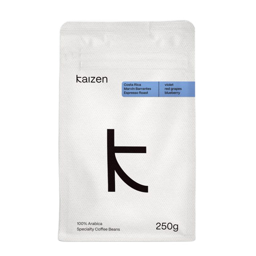 Kawa ziarnista Kaizen Coffee Costa Rica Marvin Barrantes Espresso 250g - opinie w konesso.pl