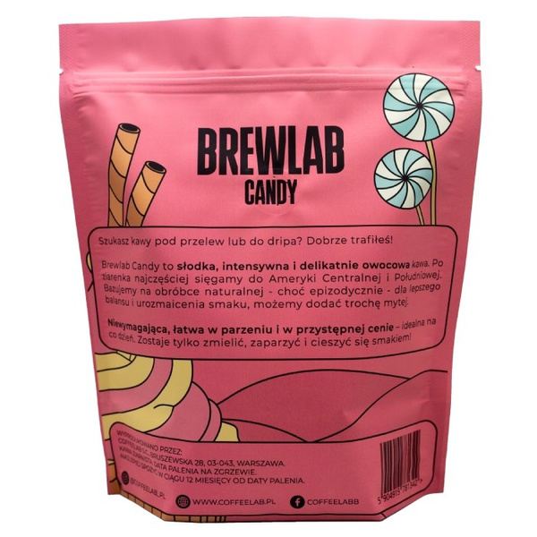Kawa ziarnista Coffeelab BREWLAB CANDY 500g