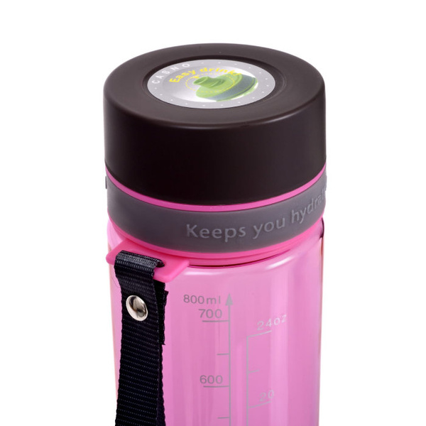 Butelka na wodę  Casno Trinity Różowa - 800 ml