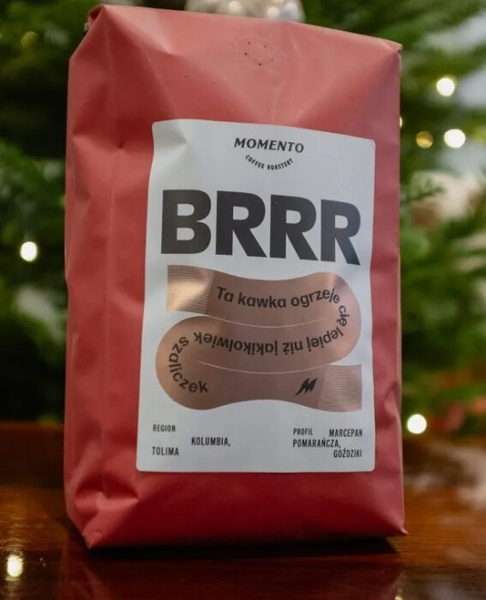 Kawa ziarnista Momento BRRR… Kolumbia Zimowe Espresso 1kg - NIEDOSTĘPNY