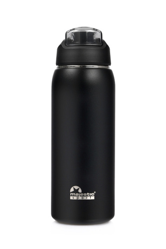Butelka termiczna na wodę Majestic Sport Delta 750 ml - Czarna