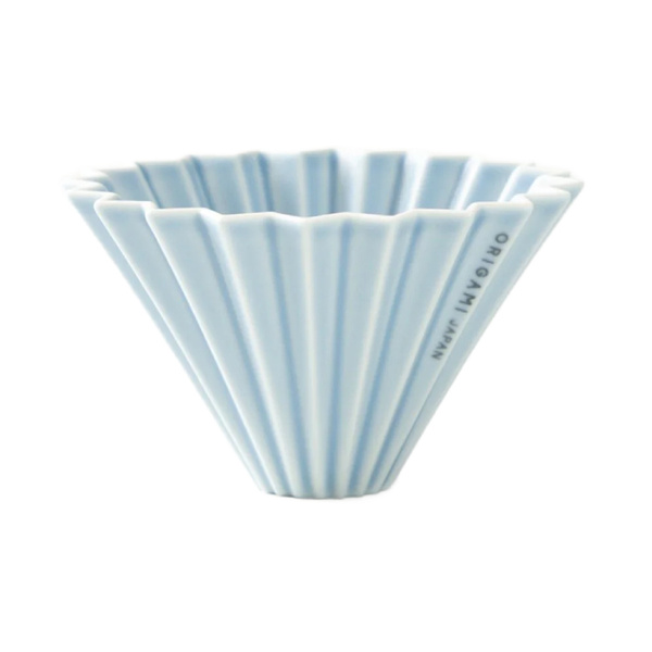 Ceramiczny Origami Dripper S - Niebieski matowy