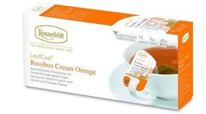 Ziołowa herbata Ronnefeldt Leaf Cup Rooibos Cream Orange 15x3g