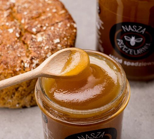 Miód spadziowy Nasza Pszczelarnia 190g