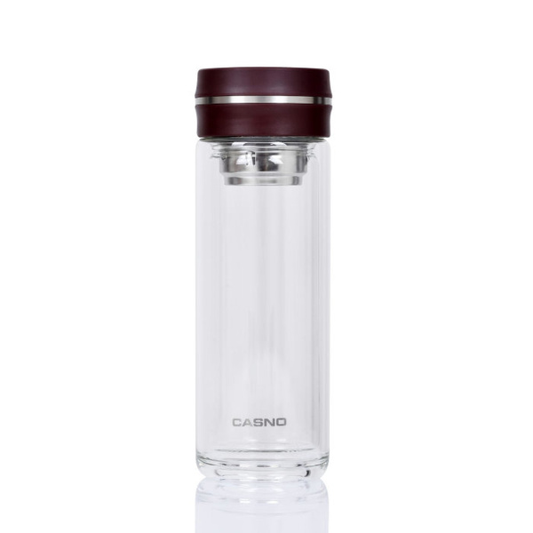 Butelka na wodę Casno Erie Brązowa - 320 ml – NIEDOSTĘPNY