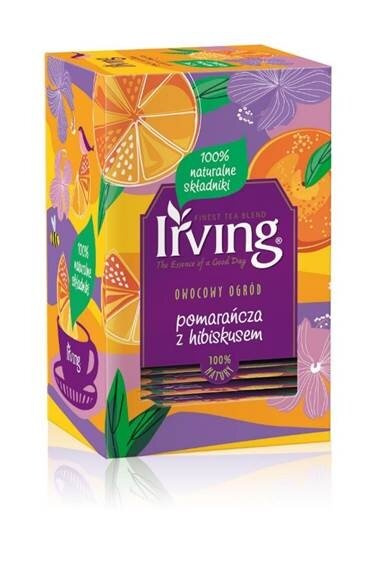 Herbatka owocowa Irving Hibiskus i pomarańcza 20x2g