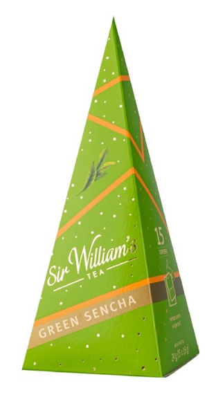 Zielona herbata Sir Williams Tea Green Sencha - Piramida 15x1,6g