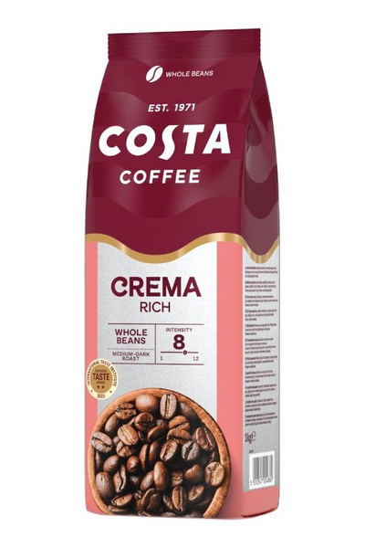 Kawa ziarnista Costa Coffee Caffe Crema RICH 1KG – NIEDOSTĘPNY