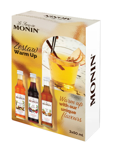 Zestaw syropów Monin Warm Up 3x50 ml