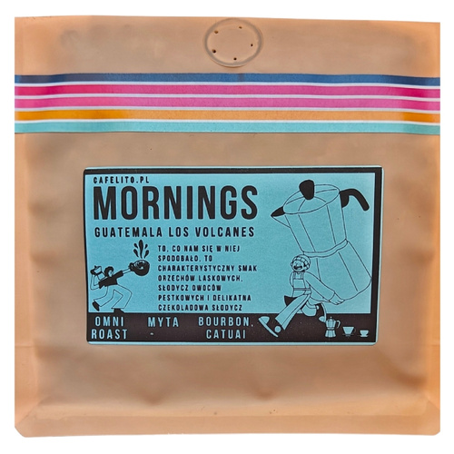 Kawa ziarnista Cafelito Mornings Gwatemala Los Volcanes 250g