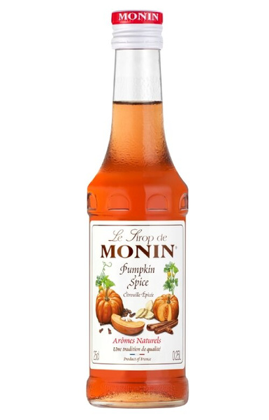 OUTLET - Syrop PUMPKIN SPICE MONIN 0,25 L - korzenno-dyniowy