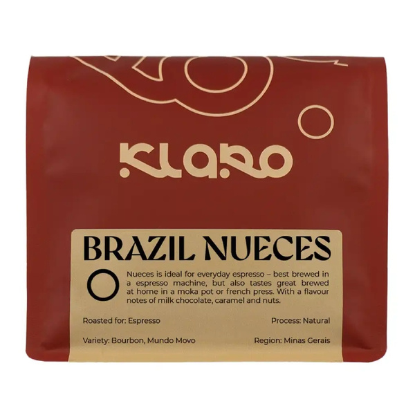 Kawa ziarnista Klaro Brazylia Nueces Espresso 250g