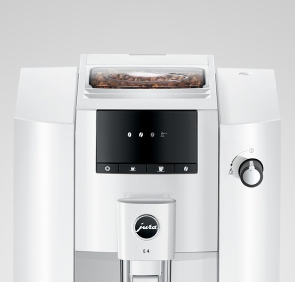 Ekspres do kawy Jura E4 Piano White (EA) + 3KG KAWY GRATIS