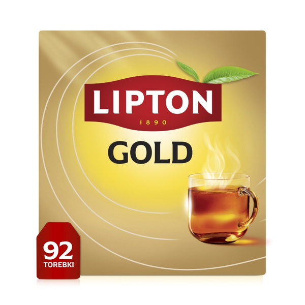 Herbata czarna aromatyzowana Lipton Gold Tea 138g - 92 torebki