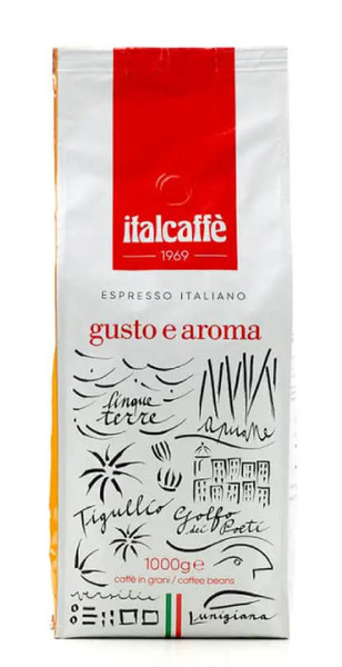 Kawa ziarnista Italcaffe Espresso Italiano Gusto e Aroma 1kg