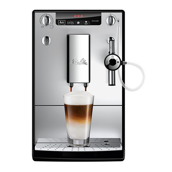 Ekspres do kawy Melitta E957-203 Solo Perfect Milk - Srebrno-czarny