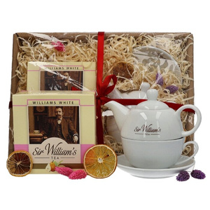 Zestaw prezentowy dla babci i dziadka z herbatą i dzbankiem