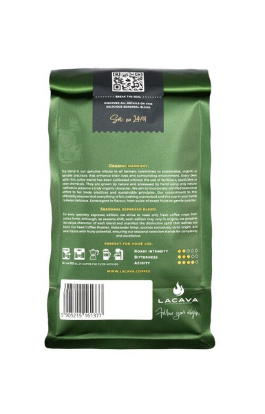 Kawa ziarnista LaCava Certified Espresso Blend BIO 350g