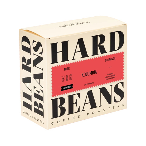 Kawa ziarnista Hard Beans Kolumbia Juicy Strawberry 200g – NIEDOSTĘPNY