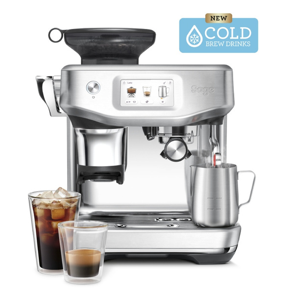 OUTLET 18500 - Ekspres do kawy Sage the Barista Touch™ Impress SES882BSS - Szczotkowana stal nierdzewna