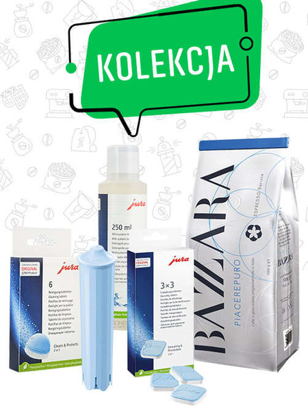 Kolekcja Jura Claris Blue - akcesoria + kawa