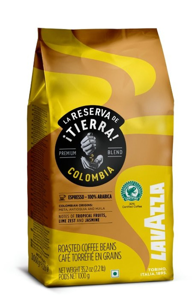 Kawa ziarnista Lavazza Tierra Colombia 100% Arabica 1kg – NIEDOSTĘPNY