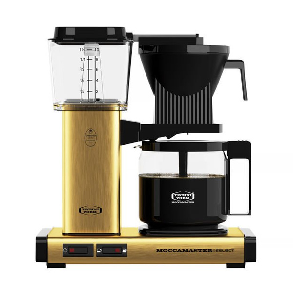Ekspres do kawy Moccamaster KBG 741 Select Brushed Brass - Szczotkowany mosiądz + GRATIS KAWA 2x250g – NIEDOSTĘPNY