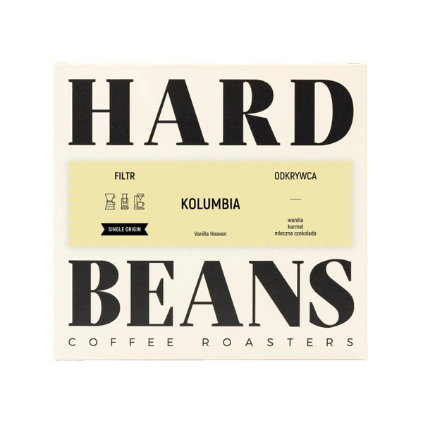 Kawa ziarnista Hard Beans Kolumbia Vanilla Heaven 200g – NIEDOSTĘPNY