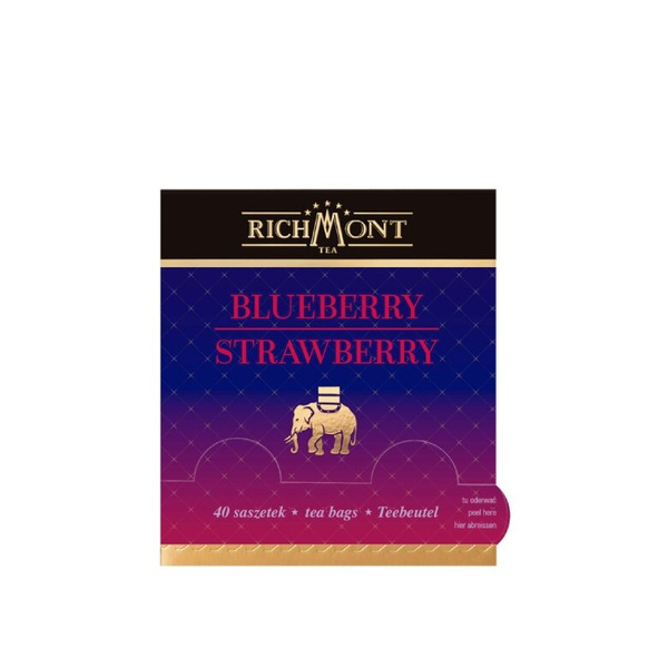 Herbatka owocowo-ziołowa Richmont Blueberry Strawberry 40x6g