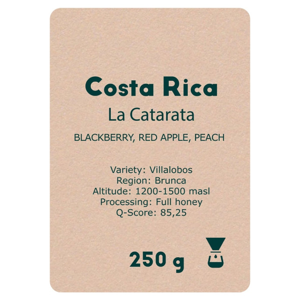 Kawa ziarnista YoCo Coffee Costa Rica La Catarata Filtr 250g