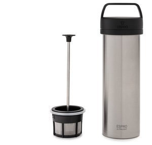 Espro Ultralight Coffee Press 450 ml - Szczotkowany - opinie w konesso.pl