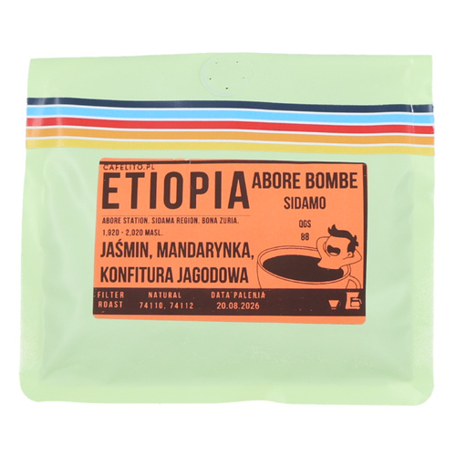 Kawa ziarnista Cafelito Etiopia Abore Bombe 250g