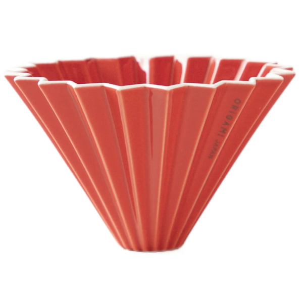 Ceramiczny Origami Dripper M - Czerwony