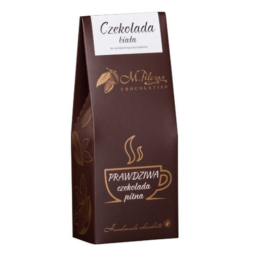 Prawdziwa czekolada pitna M.Pelczar Chocolatier - Biała 200g