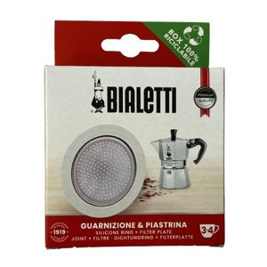 Uszczelka + sitko do kawiarek Bialetti Moka Induction 3-4 filiżanki - opinie w konesso.pl